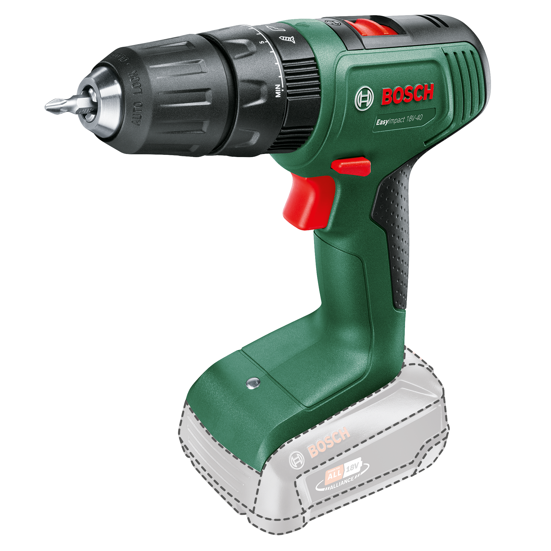 Vaccineren schroot deze EasyImpact 18V-40 - Without battery | Without charger | Bosch DIY Shop